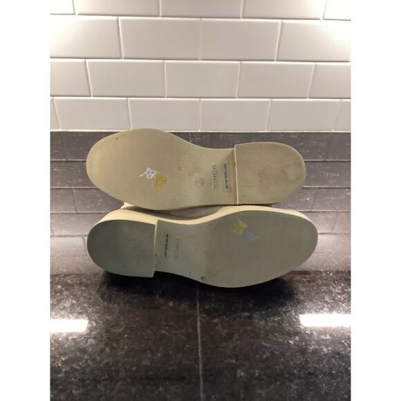 Vince Kady Women's Suede Lace Up Mid Combat Boots Comfort Bohemian Tan Size 8.5M - Picture 9 of 9